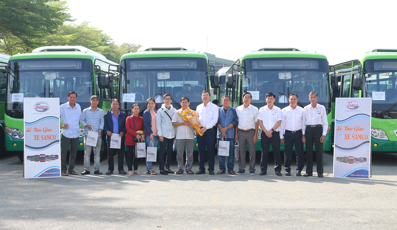 Samco An Lạc bàn giao lô xe buýt Samco City I.51